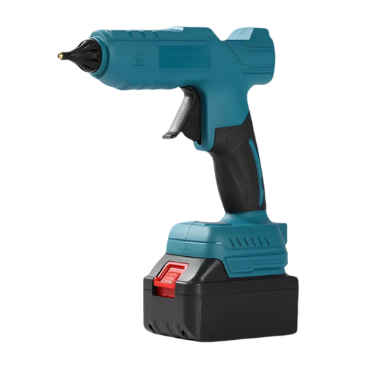 Wen Yijia lithium electric hot melt glue gun wireless industrial grade hot melt gun rechargeable hot glue gun handmade children's universal Makita wireless hot melt glue gun 5 cells two batteries one