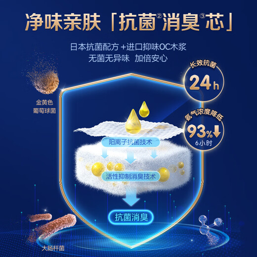 Elderjoy Grade Baby Protective Adult Diapers L3 Piece Hips 95-120cm Odor Suppressing Antibacterial Diapers Maternity Pants Trial Pack