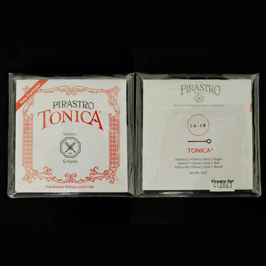 Importierte Geigennylon -Saiten aus Deutschland Pirastro Tonica Tonica spielen Level E1/4/4A2 -Saiten 4/4 Modellset (EADG Four Strings)