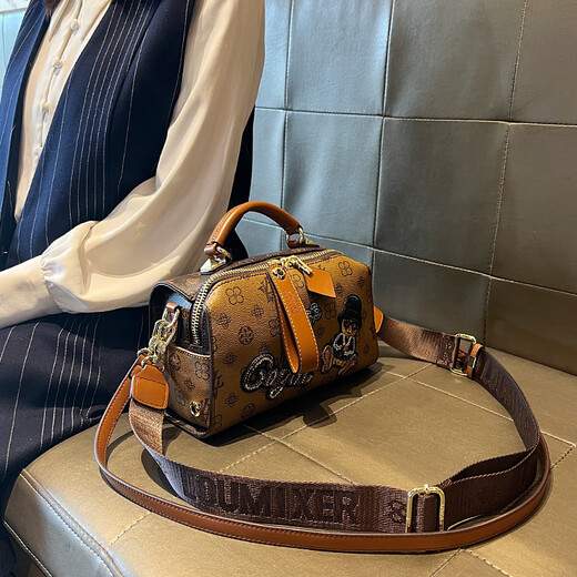 I.t dankles hong kong léger marque de luxe de vache vache sac pour femmes boston sac brodé