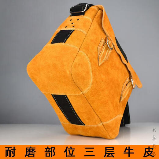 Yichen customized electrician's tool bag for men's construction site cowhide carpentry multi-functional genuine leather wear-resistant repair tool bag single extra large zipper bag