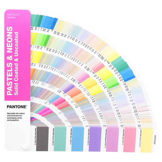 
Color Pantone New version of PANTONE9 starts with pink color neon color card PANTONE international standard color card 9-head GG1504C GG1504C 9781590655542