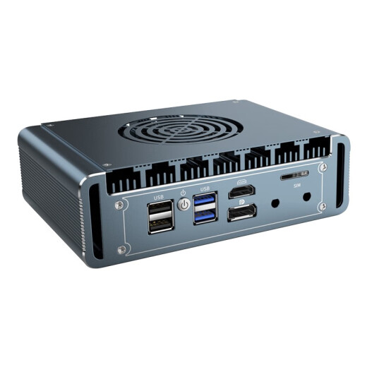 倍控N5105四核散热风扇版ros软路由linux主机工控机电脑win11四网口带串口双4K显示嵌入式4G插槽n100 8G内存+128G固态 G31灰色风扇款-N6210 M.2-i226网卡