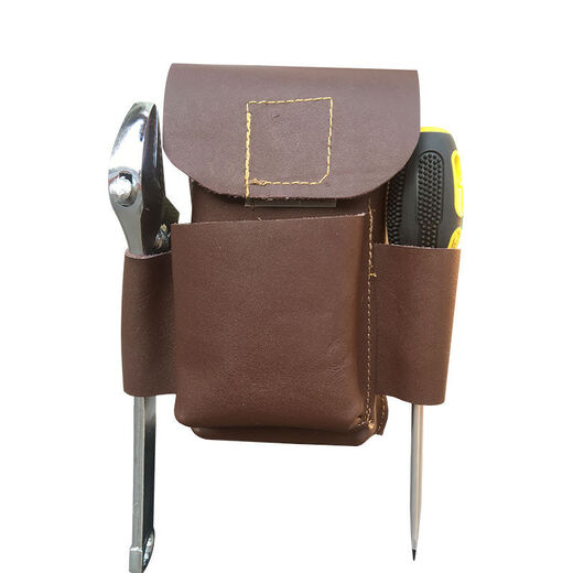 Sailoto Tool Bag Waist Bag Thickened Large Tool Bag Multifunctional Small Pocket Electrician Maintenance Decoration Shoulder Tool Bag Dark Multifunctional Bag + Belt