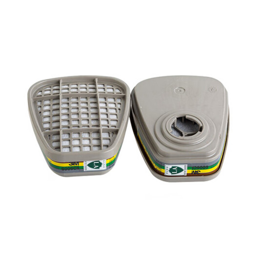 Caja de filtro de veneno de 3M6006CN con 6200 Masca de gas Caja de filtro de filtro Pintura química Gas 2 piezas/paquete