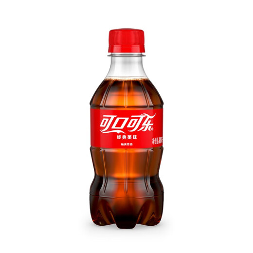 可口可乐（Coca-Cola）碳酸饮料汽水 200ml*12/24罐 迷你摩登罐 碳酸迷你可乐饮料 迷你可乐300ml*24瓶/箱