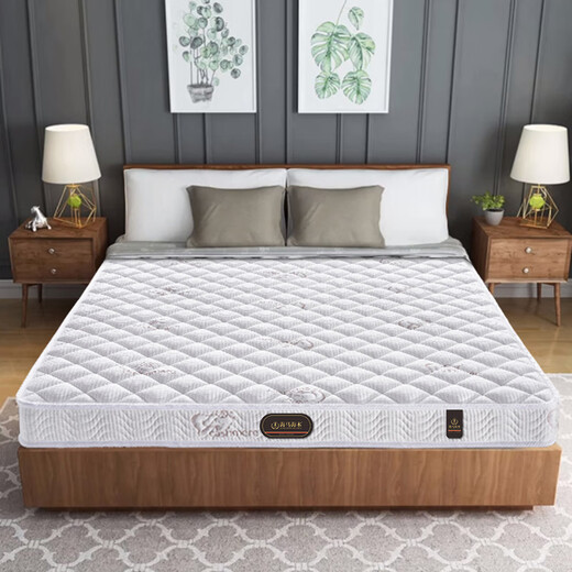 
Seamaster sea wooden Simmons spring mattress thin 15cm thick 12cm high box mattress latex coconut brown mattress soft and hard mat E-model 15cm thick: cashmere knit + latex + silent spring Comfortable 1350mm*2000mm