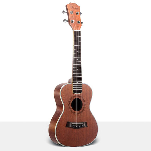 BANSTON (BANSID) Ukulele débutant Étudiants avancés pour les femmes et les hommes de 23 pouces à planche unique Peach Heart Small Guitar Guitar Children's 2,Nech Light Luxury Borde