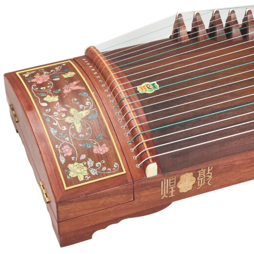 
Dunhuang brand Dunhuang Guzheng 694L-V Butterfly Dance Spring Garden Redwood Competition Grading Examination Guzheng Shanghai National Musical Instruments Factory 1