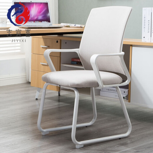 Computer chair Gaming chair Computer chair Home study comfortable sedentary chair Middle school student chair Simple and strong Writing chair Black frame blue mesh Steel Black armrests Black