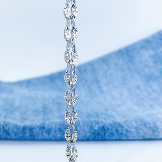 Cuibaofu high-end very shiny platinum pt950 phoenix tail bracelet fashionable real gold platinum bracelet women's platinum about 6.43 grams 4.8mm thick 18cm long plus tail chain