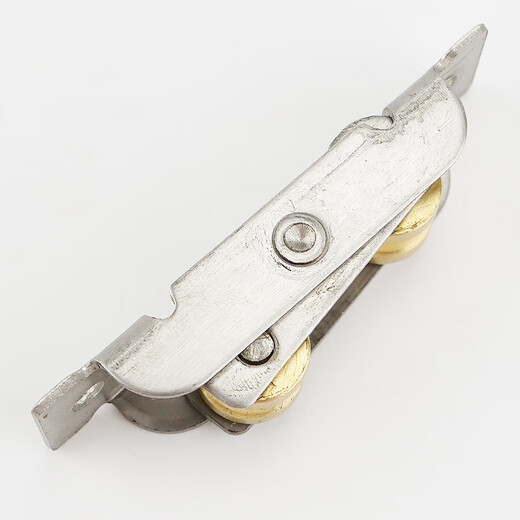 Hasdick Beijing warehouse delivery HKsq-45 door and window pulley stainless steel self-leveling push-pull sliding door and window ground wheel (with screws) copper wheel 80 type 14mm double groove wheel