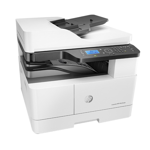 HP (HP) printer M437 439n/nda/a3a4 black and white large home office digital copy and scanning multi-function machine M439nda (automatic double double duo double scan + wired network + document feeder) Package one (standard + 1 original powder box + big gift package) get 2 pieces