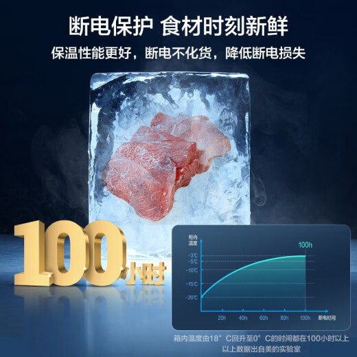 美的（Midea）冰柜商用卧式大容量冷柜单温柜冷冻柜商用雪柜深冷速冻超低温大容量冷柜 719升 机械控温BD/BC-719DKM(E)