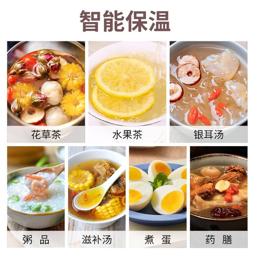 Joyoung health kettle large capacity 2 liters household multifunctional tea kettle electric kettle kettle decocting medicine kettle D88 mocha brown 2L