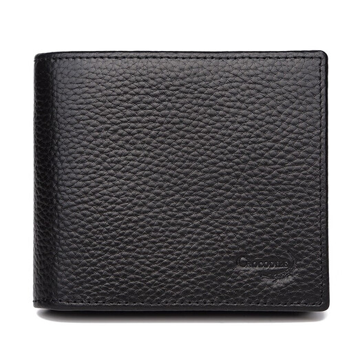Crocodile Shirt Men's Simple Top Layer Cow Hide Cow Wallet Men Horizontal Ticket Clip Clip 14689 pour le petit ami