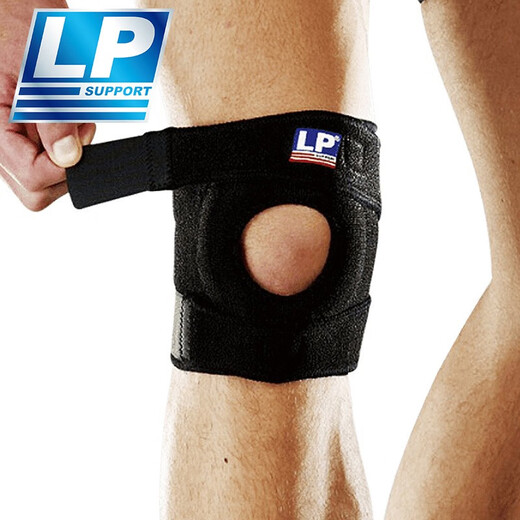 LP Support Knee Pads Professionelle Sportbasketball-Volleyball-Männer und Frauen Fitness Badminton 788 Bergsteiger Meniskus warm 733 LP788 Klassische Kniepolster Einer Größe alleinerziehender Männer und Frauen Universal 31.8-40,6 cm