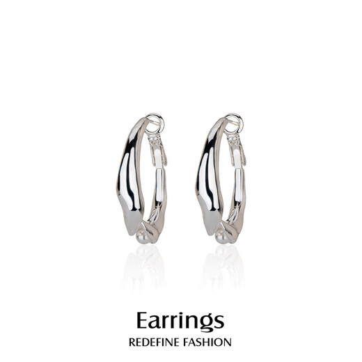 Qlady high-end light luxury earrings for women 2025 new silver needle earrings temperament niche earrings and earrings female birthday gifts