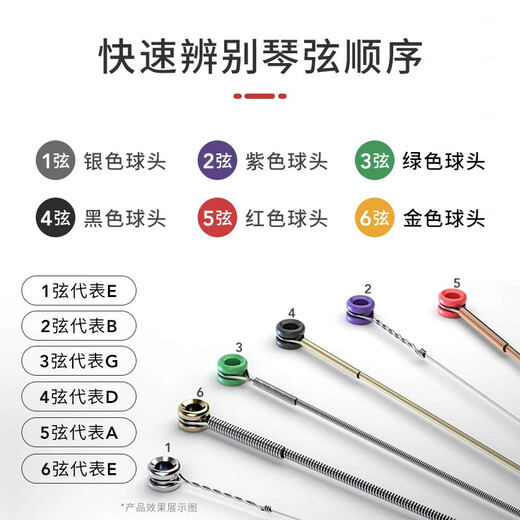 Dadario Mei Folk Acoustic Guitar String Set 6 NB1253 Carbon Steel String NB Serie 1152 1356 NB13556BT/13.5-56 Spezialer Tuningstil (empfohlen