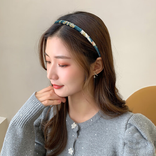 2 pieces of Xiangwan hairbands, simple going out, non-slip hairpins, facial mask, hair bindings, face wash, versatile toothed headbands