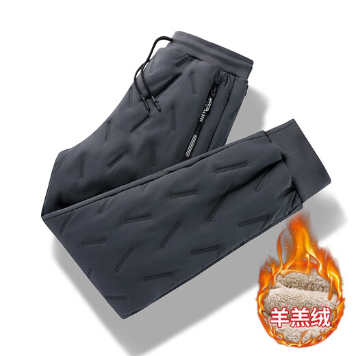 Pantalon de coton DiouLife Winter Men épaissis épaissis de pantalon chaud et velours Pantalon à mode décontracté à mode.