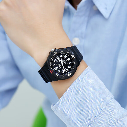 CASIO Watch Casual Simple Student Watch Fashionable Sports Men's Watch Middle School and High School Student Watch MRW-200H-1B Store Manager Recommends
