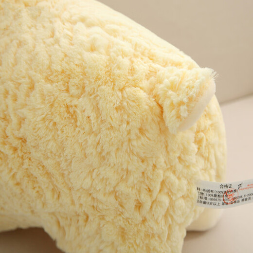 Jiabaili Plüschspielzeug Schafpuppen Kinder Ragenpuppen kleine Schaf Alpaka -Puppe Geburtstag Geschenk für Freundin Best Freundes Paar weiß Kritzelei Safep 25cm