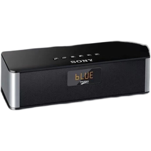 Sony (SONY) wireless Bluetooth speaker with radio FM function bass card outdoor mobile phone USB drive speaker black (without memory card)