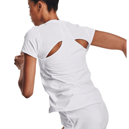 Under Armor UA Nouveau produit iso-chill 200 laser Women's Running Sports Short à manches à manches 1369 1369764-100 L