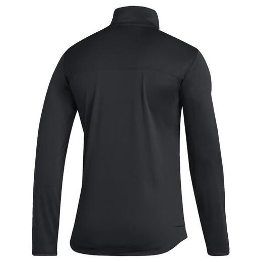 Adidas Men's Jupet Stand воротник с длинным рукавом сплошной цвет простой тонкий и дышащий пружина и осень FP9871 Черный/белый 3XL