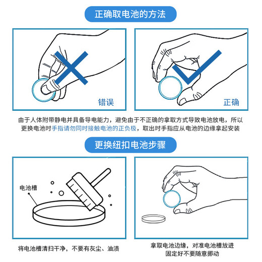 Panasonic CR2032 imported button battery 3V suitable for watch computer motherboard car key remote control electronic scale Xiaomi box CR2032 two pieces