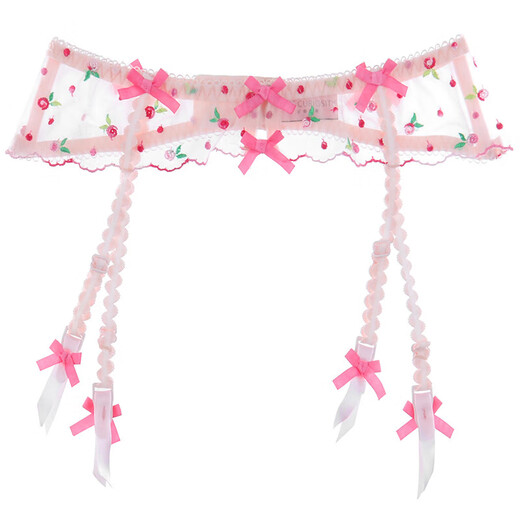 Curious Miss Blanc Stockings Sexy European et Américain Hot Pantyhose pantalon Garters Bow JK chaussettes de la Saint-Valentin Rose Rose L