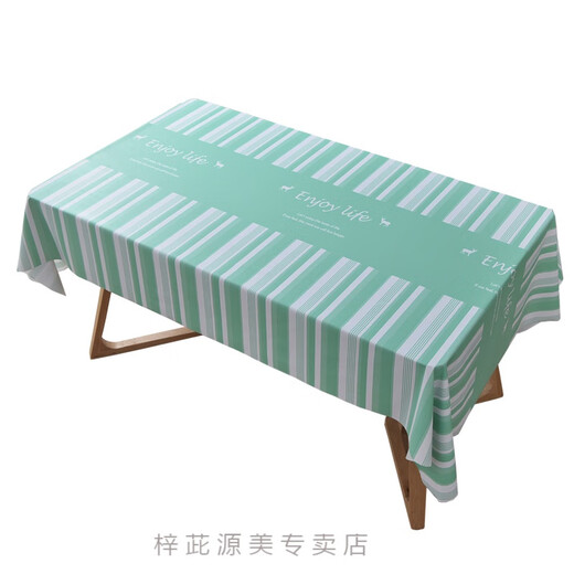 Tablecloth/cover parts Square tablecloth waterproof and oilproof square square tablecloth square tablecloth dining tablecloth household tablecloth waterproof oilproof no-wash pvc lattice fresh Nordic stripes gray square below ---------------------------------------------------------------------------------------------------------------------------------------------------------------------------------------------------------