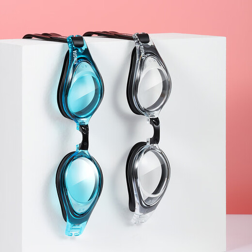 Yingfa (Yingfa) Goggles de natation avec des lunettes de natation anti-buts haute définition et imperméables pour hommes et femmes, lunettes de baignade confortables pour hommes et femmes, lunettes de natation de myopie personnalisées - noir