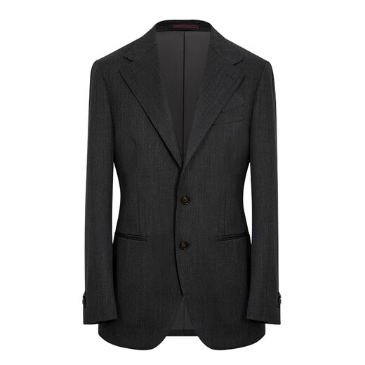 CULTUM worsted wool Neapolitan Italian suit suit men's formal wear no-iron wedding dress business suit three-piece suit dark gray three-piece trousers size can be remarked by yourself 185B /54B