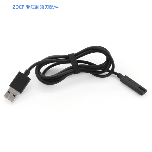 ZDCP适用Flyco飞科剃须刀FS879 FS880 FS881替换刀头刀片刀网整体头部总成刀头盖边框配件充电器充电线 USB充电线