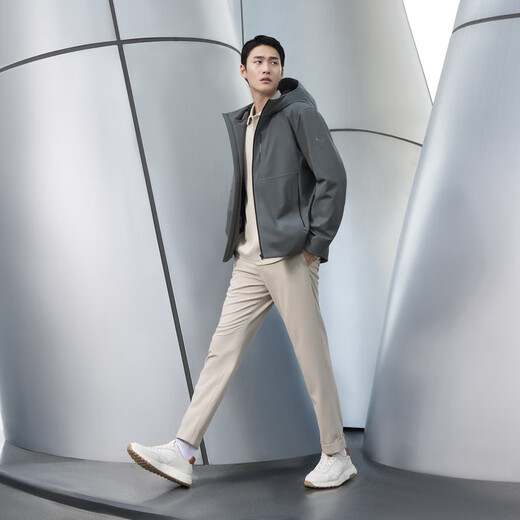 波司登（BOSIDENG）【断码清仓】轻薄鹅绒羽绒服男短款90绒夹克商务通勤外套 杉石绿4702 XL 185/104A