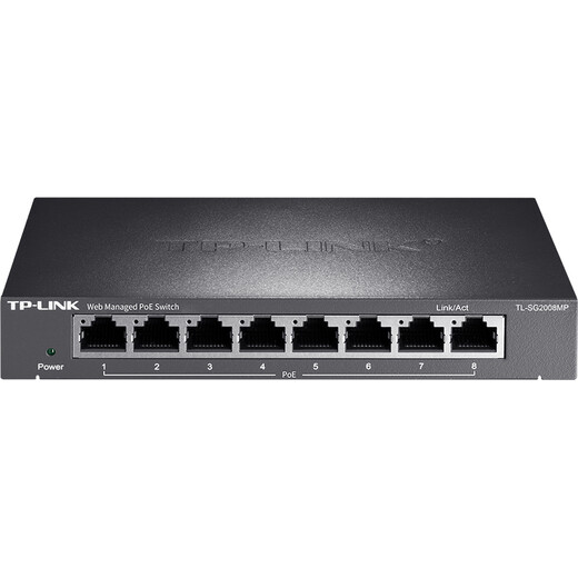 TP-LINK Full Gigabit Web Network Management 8-Port Gigabit PoE Power Splitter Splitter Hub PoE Switch TL-SG2008MP