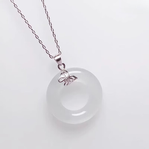 Yujingji Fat Donglai same model, high quality buckle head 18K gold thickened safety buckle clip Buddha Gong Jade Jade Silver Card Gold color