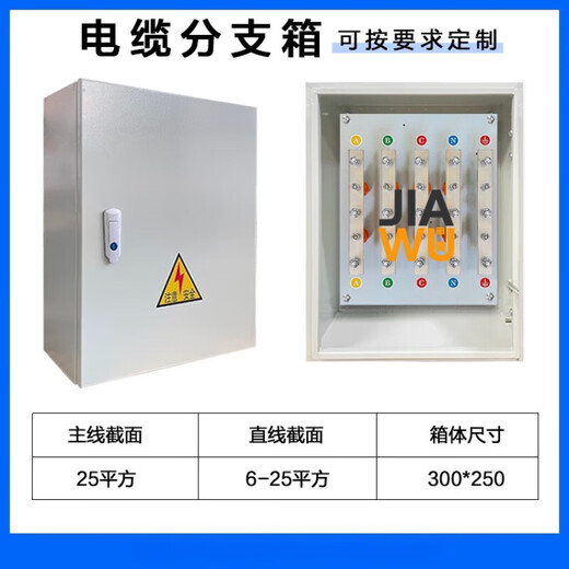 Peng Aixin Boîte de jonction en T pour câble minéral Boîte de dérivation de barre de cuivre Boîte divisée bttrz Boîte de conversion de transfert équipotentiel standard national 6-70 Boîte de jonction en T carré