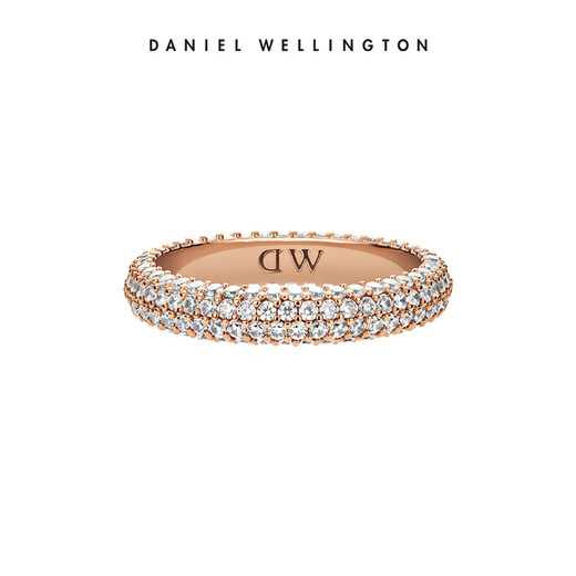Daniel Wellington (DanielWellington) dw ring for women, star same style, wide version of starry sky star ring, rose gold No. 58, birthday gift DW633