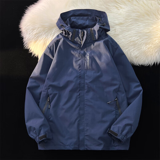 Du Xiaoxian Assault Jacket Men's Spring and Autumn New Mountaineering Clothes Outdoor Trendy Brand Three-in-One American Velvet Thickened Jacket JK81 Off-White XL Recommended 115-130Jin Jin equals 0.5 kg