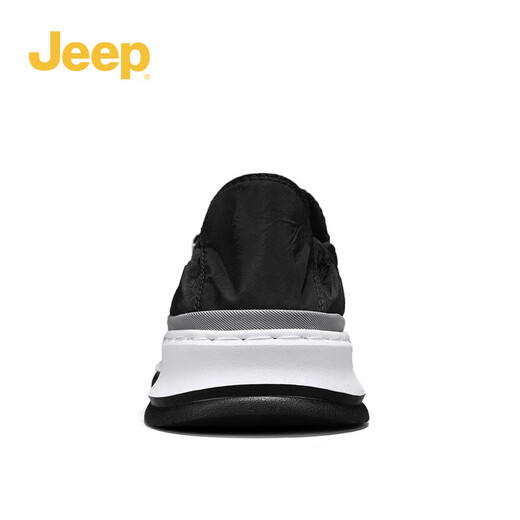 Jeep canvas shoes for men in summer new product breathable one-foot lazy shoes ice silk cool youth anti-slip soft sole casual shoes for men black (sports size) 44 (270mm)