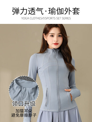 Aimengniao Yoga Wear Suit Women's 2025 New Pilates Fitness Clothing Three-piece Set Running Jacket Sports Skirts Three-piece Set/Xingyao Black+Black+Black 1 M