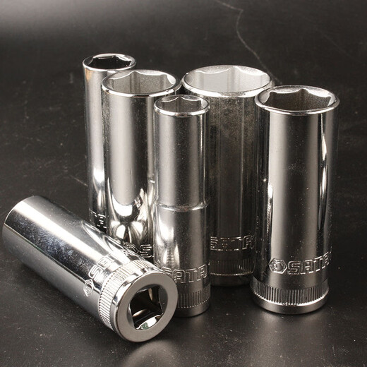 CLCEY8-22 Sechseckige mittlere schnelle verlängerte Hülse 10 mm Zhongfei 3/8 Hülse Reparaturschlüssel 12401 8 mm verlängertes hexagonales Ärmel-12401