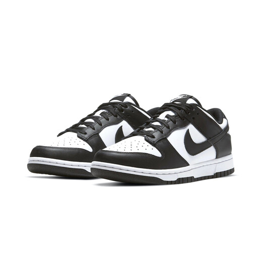 耐克NIKE Dunk Low 黑白熊猫 男女款休闲运动板鞋 DD1391-100 38.5
