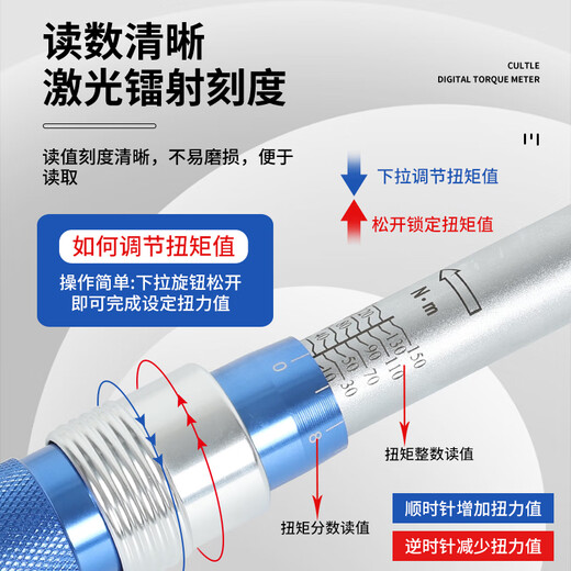 XMSJ定制度开口扭力扳手预置式力矩棘轮扳手活动可换头公斤扭矩工业级 14110Nm棘轮款小飞