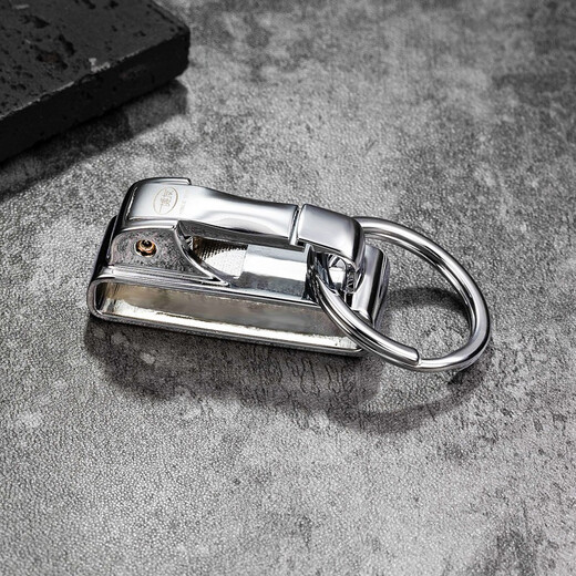 博友（BO YOU）金属穿皮带钥匙扣挂扣汽车锁匙扣钥匙链男士腰挂钥匙环钥匙圈挂件