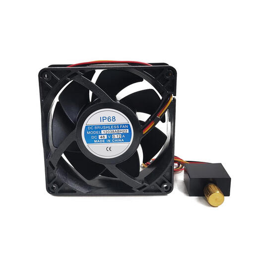 Shi Yunling wasserdichter Lüfter 12038 Industrieanfeuchter wasserdichte Lüfter 48 V IP68 Washingtonofischer Lüfter 12 cm 12038 wasserdichte nicht regulierte Geschwindigkeit