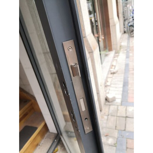 扑哩扑剌塑钢9225老式锁体执手锁8535双开门8530平开门阳台门锁锁芯断 5号9220锁体 35-45MM 通用型 不带钥匙